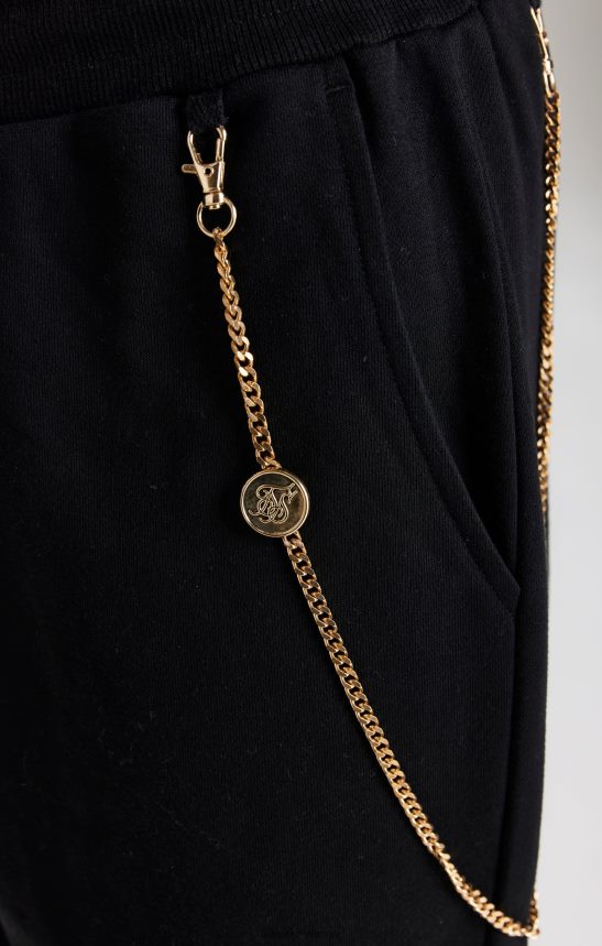 män SikSilk svart kedjejoggare kläder 02V424533