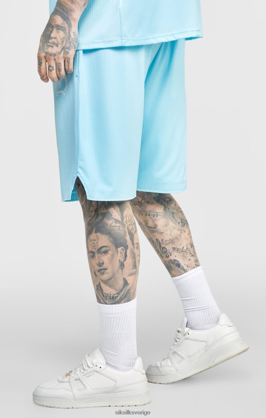 män SikSilk blå mesh lös passform kort kläder 02V424575