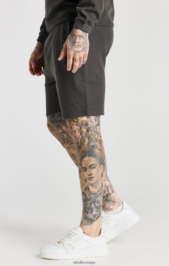 män SikSilk grå revben avslappnad kort kläder 02V424599