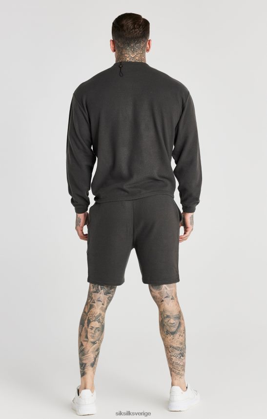 män SikSilk grå revben avslappnad kort kläder 02V424599