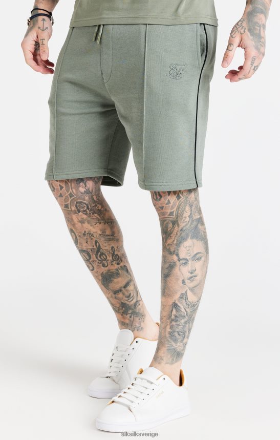män SikSilk khaki smart kort kläder 02V424612