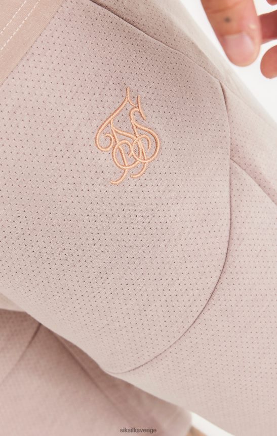 män SikSilk rosa tvättad texturerad kort kläder 02V424572