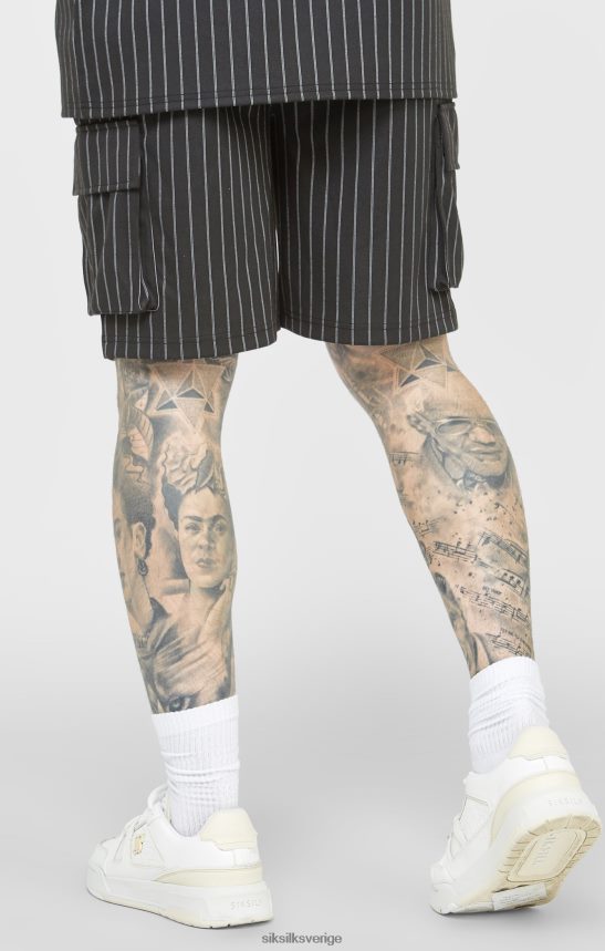 män SikSilk svart anniversary basket cargo kort kläder 02V424564