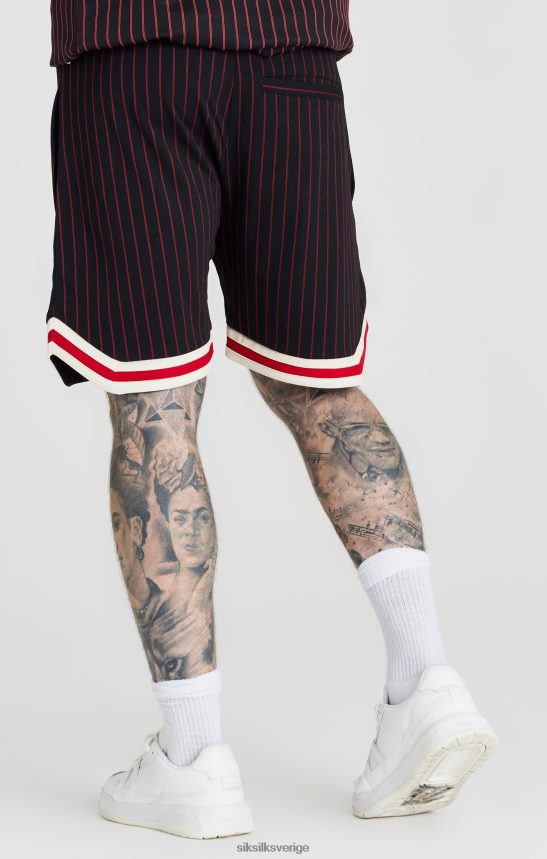 män SikSilk svart retro klassisk basketshorts kläder 02V424609