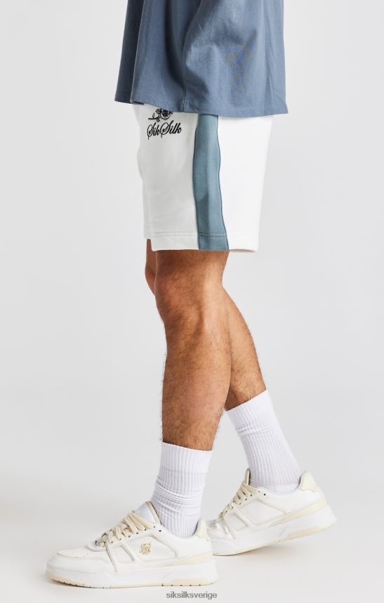 män SikSilk vit ros broderi kort kläder 02V424584