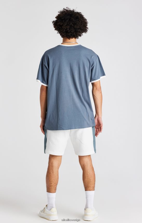 män SikSilk vit ros broderi kort kläder 02V424584