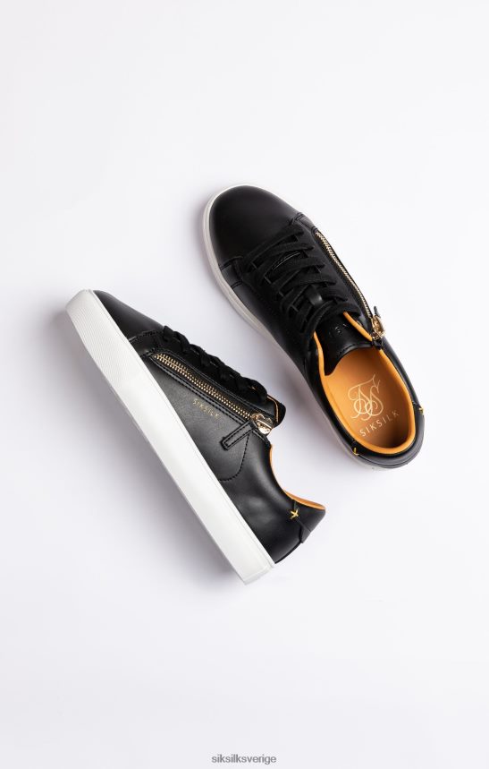 män SikSilk svart klassisk trainer med funktionell dragkedja Skodon 02V4245