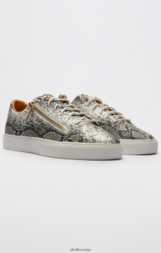 män SikSilk vit kirkie ormskinnseffekt Skodon 02V42416