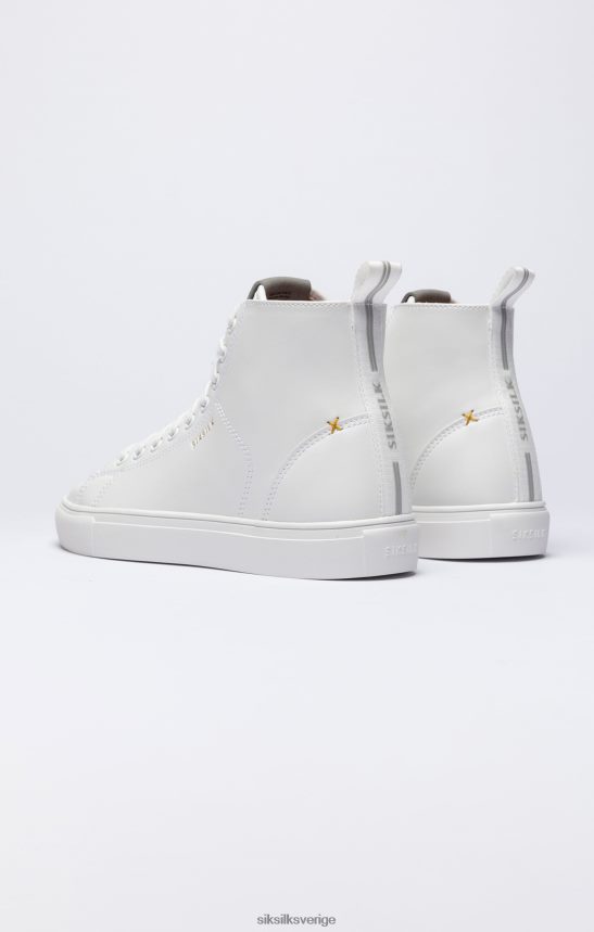 män SikSilk vit klassisk high-top trainer Skodon 02V42419