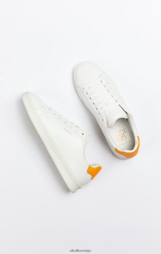 män SikSilk vit lågtoppad fritidssko Skodon 02V42421