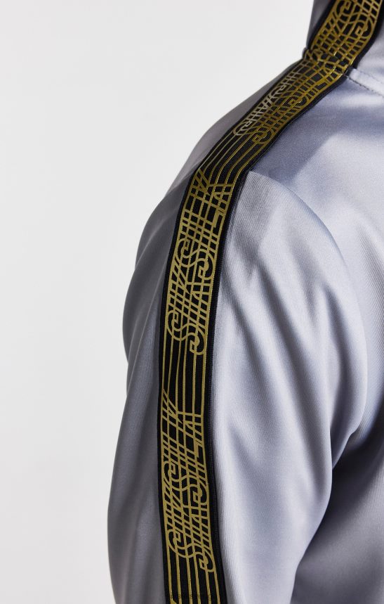 Pojkar SikSilk grå tejpad tratthalsdragkedja kläder 02V424295