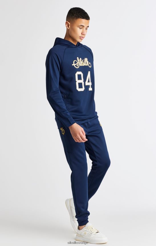 Pojkar SikSilk marinblå retro hoodie kläder 02V424294