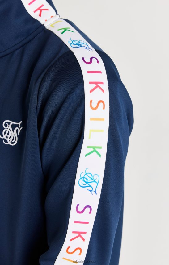 Pojkar SikSilk regnbågstratthals - marinblå kläder 02V424287