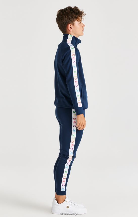 Pojkar SikSilk regnbågstratthals - marinblå kläder 02V424287