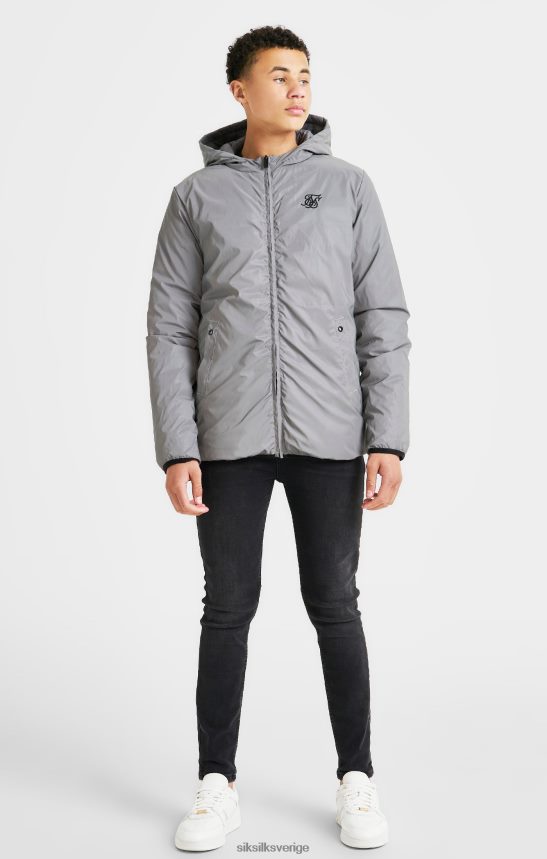 Pojkar SikSilk grå vändbar bubbeljacka kläder 02V424298
