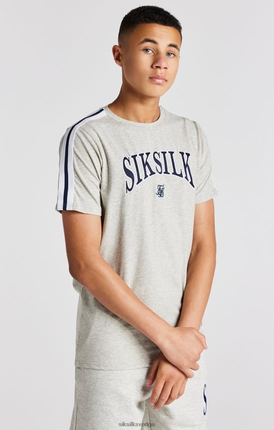 Pojkar SikSilk Grå märgel varsity t-shirt kläder 02V424283