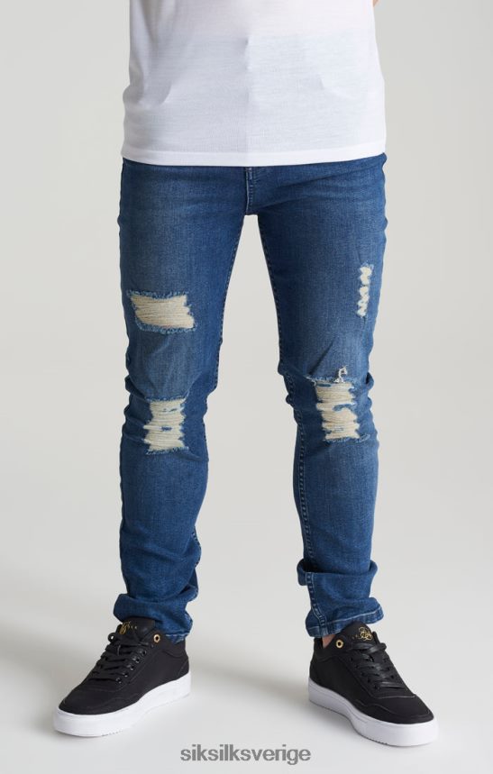 Pojkar SikSilk midstone distressed slim denim jeans kläder 02V424309