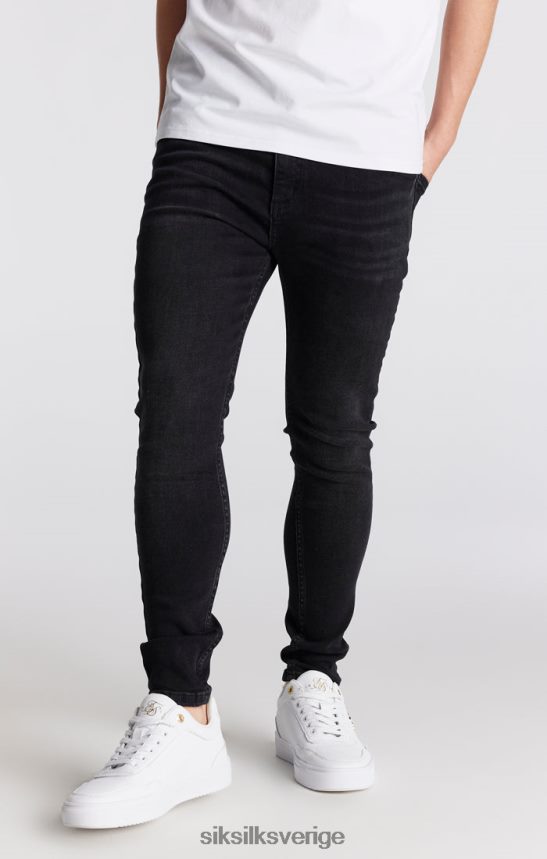 Pojkar SikSilk svart essentiell skinny jeans kläder 02V424307