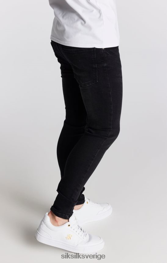 Pojkar SikSilk svart essentiell skinny jeans kläder 02V424307