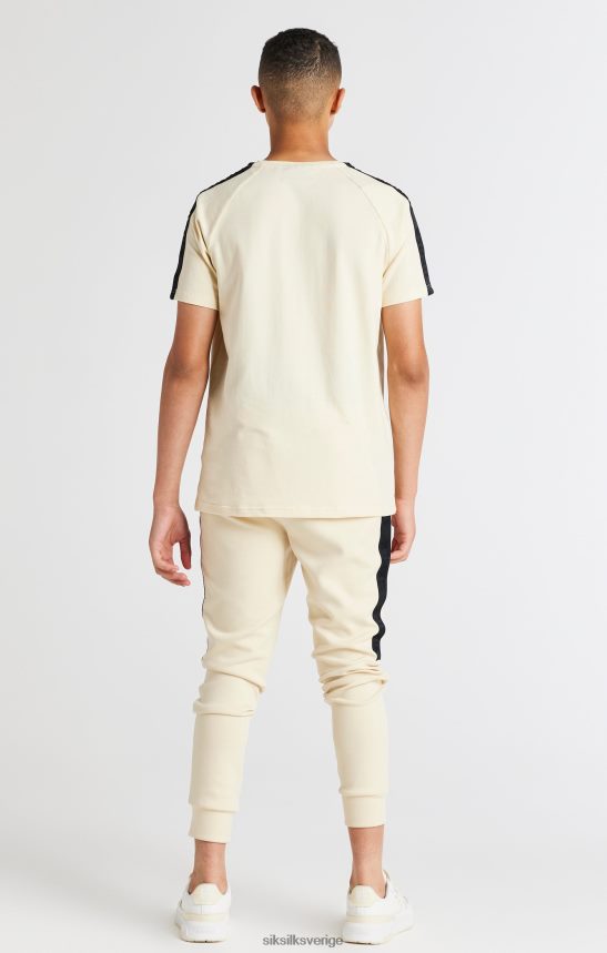 Pojkar SikSilk beige tejpad joggingbyxa kläder 02V424305