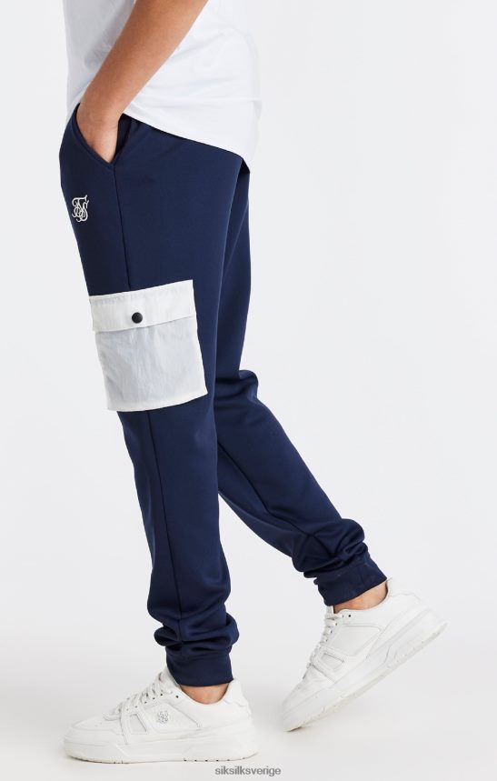 Pojkar SikSilk marinblå ficka lastbyxa kläder 02V424306