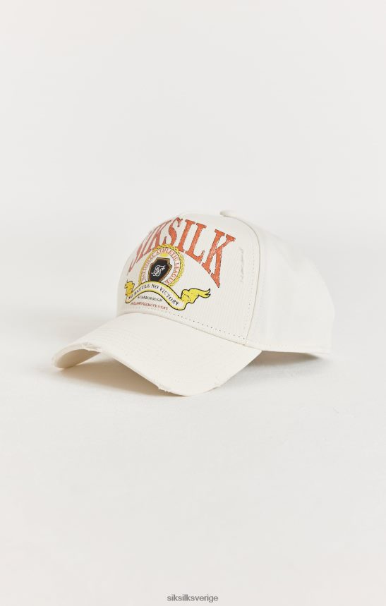 unisex- SikSilk ecru retro distressed trucker keps tillbehör 02V424240
