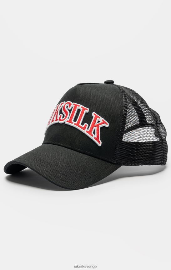 unisex- SikSilk svart mesh shadow logotyp trucker cap tillbehör 02V424225