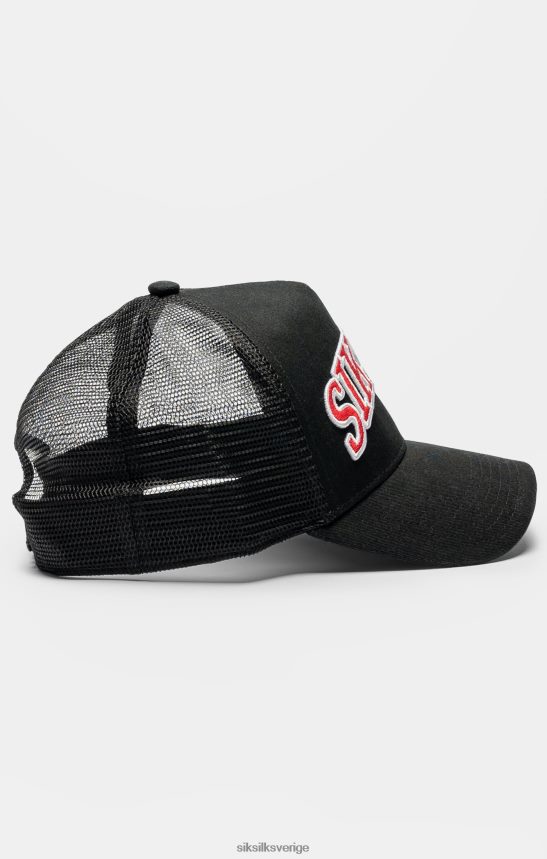 unisex- SikSilk svart mesh shadow logotyp trucker cap tillbehör 02V424225