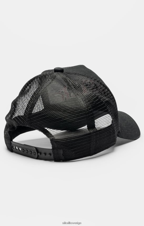 unisex- SikSilk svart mesh shadow logotyp trucker cap tillbehör 02V424225