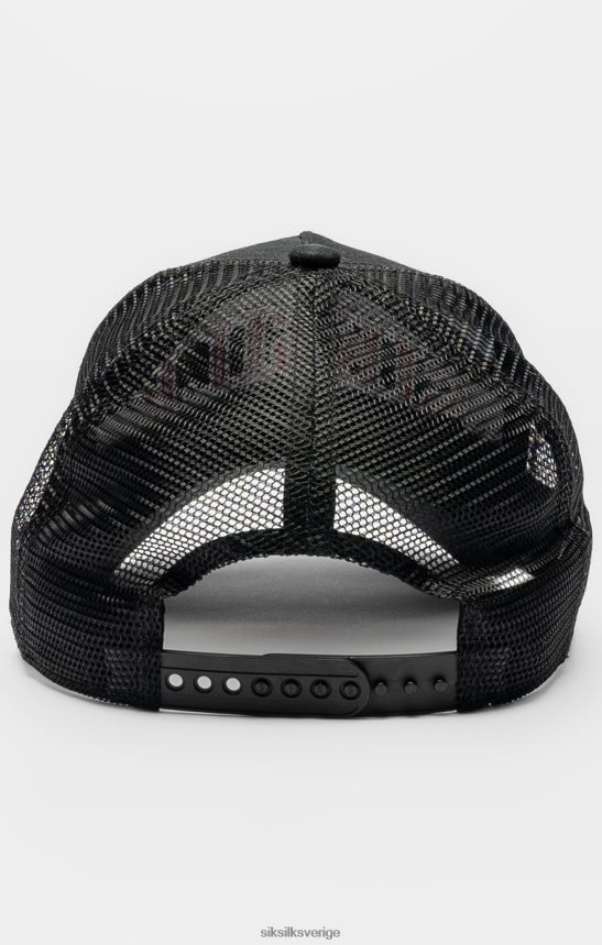 unisex- SikSilk svart mesh shadow logotyp trucker cap tillbehör 02V424225